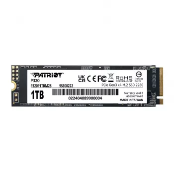 SSD-levy Patriot Viper P320 M.2 PCIe Gen3x4 512GB 3000MB/s