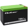 Qoltec 53076 AGM-akku | 12V | 7Ah | turvallisuus