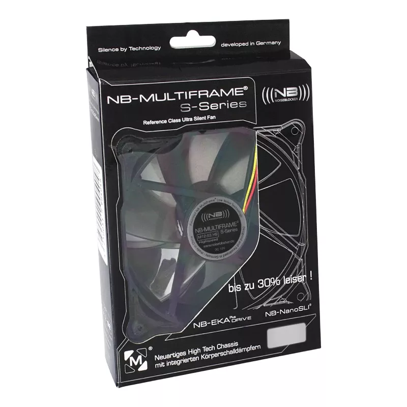 Noiseblocker Multiframe S-Series M12-3 -kotelotuuletin, 120 mm