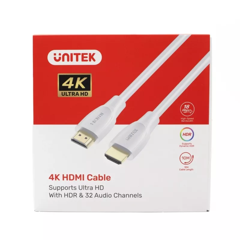 HDMI-kaapeli Unitek C11090AWH03-1M – 1 m, tukee 4K 60Hz