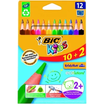 BIC värikynät CEV.TRIANG.CBW 10+2 EU 12 värikynää, 214842