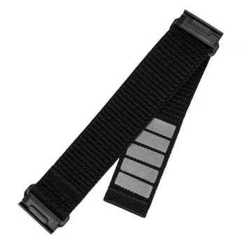 Vaihdettava urheiluranneke 22 mm Garmin QuickFit -kelloille FIXEDiltä – 160–210 mm, musta