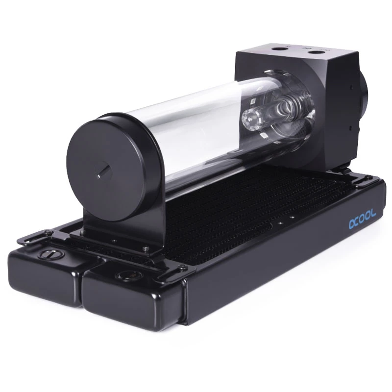 Pumppu & säiliö Alphacool 15381 akryyli alumiini muovi musta läpinäkyvä