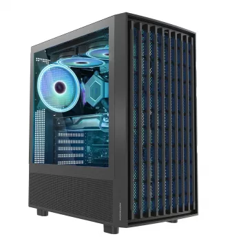 MODECOM BREEZE ARGB Flow MIDI USB 3.0 X 2 USB-C PC-kotelo