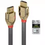 Lindy 5m Ultra High Speed HDMI-kaapeli, Gold Line, 5 m, HDMI Type-A (standard), HDMI Type-A (standard), harmaa