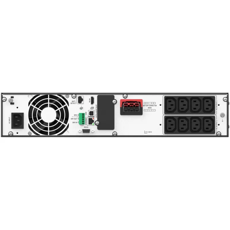 UPS-räkki Powerwalker Vfi 1000 Licr Iot PF1 ON-LINE 1000VA 8X Iec C13 USB-B RS-232 LCD 2U