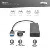 USB-keskitin, Digitus, DA-70235, 4 porttia, USB 3.2 Gen 1, Type-A ja Type-C, 12000 Mbit/s
