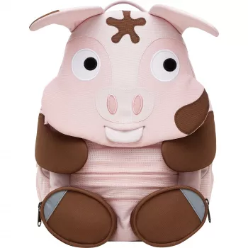 Reput Affenzahn Big Friend Tonie Pig pinkki/ruskea — lasten reppu, pieni koko