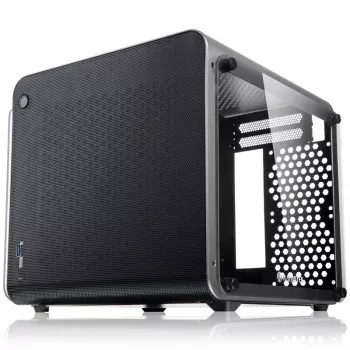 Tietokonekotelo Raijintek METIS EVO TG Mini-ITX-kotelo, hopea