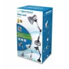 Pöytävalaisin ESPERANZA AVIOR E27 12W LED, musta, korkeussäädettävä, taipuisa varsi, E27-kanta