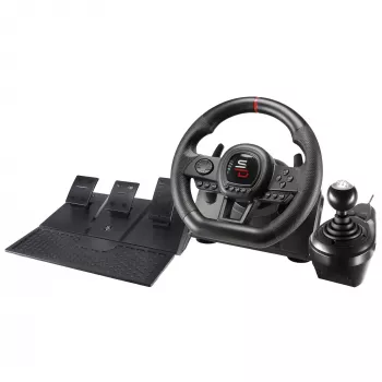 Ratti + polkimet + joystick Subsonic SA5658 musta USB PlayStation 4 Xbox One