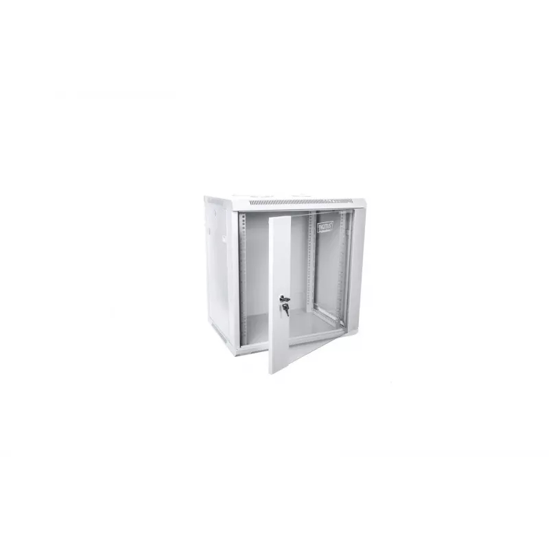 Digitus DN-W19 12U/450 verkkokaappi seinäasennus-teline harmaa