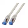EFB-Elektronik RJ45 patch-kaapeli Cat.6A S/FTP TPECat.7 raakakaapeli superflex harmaa 1,5 m Valmistaja: EFB Elektronik (K5525FGR.1,5)