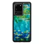 iKins suojakotelo Samsung Galaxy S20 Ultralle – musta vesililjamuotoilu