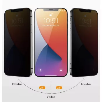 NEVOGLASS 3D PRIVACY, suojakalvo läpinäkyvä, iPhone 17 Air