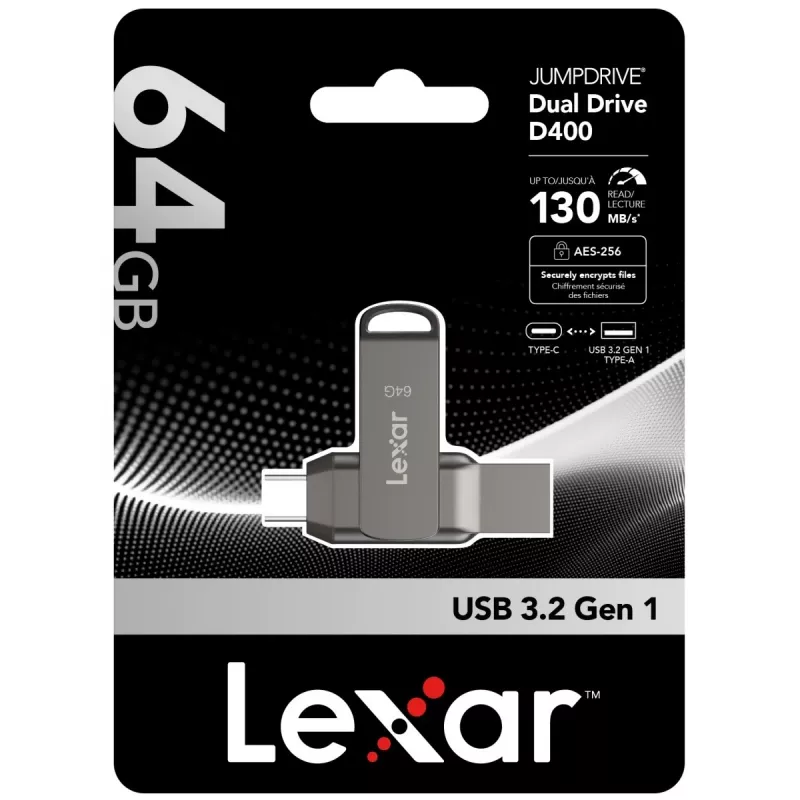 USB-muistitikku Lexar 64 GB USB Type-C LJDD400064G-BNQNG