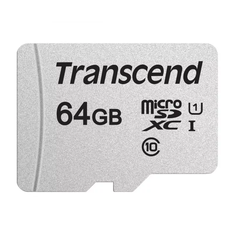 Flash-muisti Transcend 64 GB MicroSDXC SDHC 300S