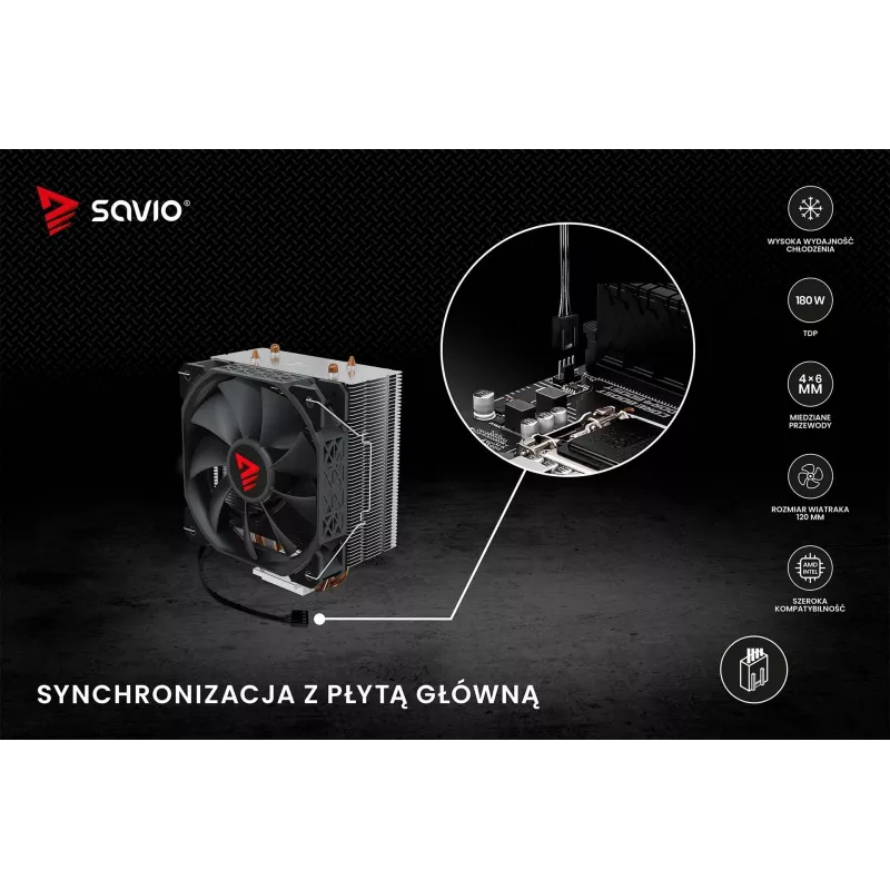 SAVIO VORTEX X2 prosessorijäähdytin