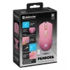 Langaton pelihiiri DEFENDER P ANDORA PINK liitäntä