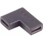 Suorakulmainen USB-C 3.1 -sovitin ShiverPeaks 13-40005, 90° pistoke USB-C-laitteille