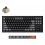 Mekaaninen näppäimistö Keychron V3 Ultra 8K – kaapeli & Bluetooth, QWERTY, RGB, musta