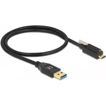 USB-kaapeli Type-A uros - Type-C uros DeLOCK 84025 0,5 m