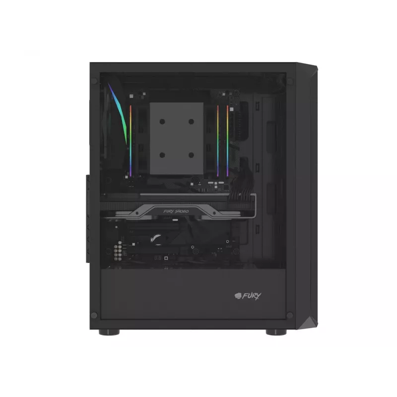 Natec Fury Shobo SH4F - PC-kotelo - torni - musta