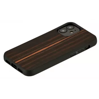 Man and Wood -suojakotelo iPhone 12 mini – eebenpuu musta