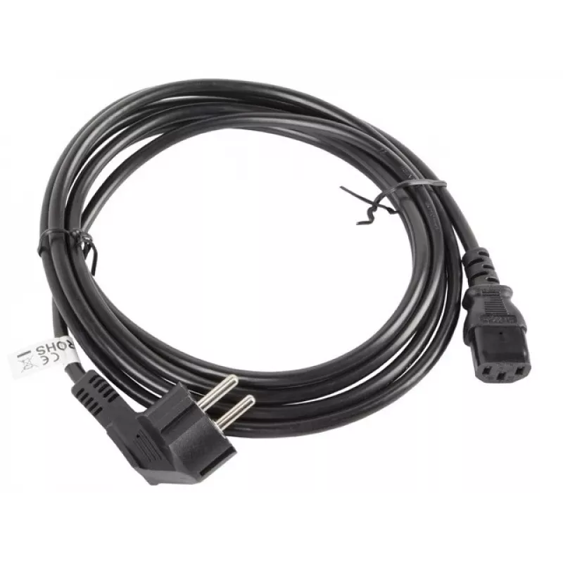 Lanberg CA-C13C-11CC-0030-BK virtakaapeli musta 3 m C13-liitin CEE7/7 (CA-C13C-11CC-0030-BK)