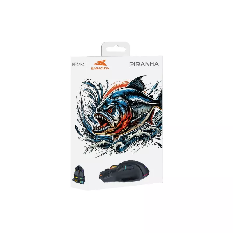Hiiri Baracuda BGM-071 Piranha musta USB