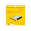DeLOCK 91708 kortinlukija USB 2.0 sisäinen musta harmaa CF SD MicroSD
