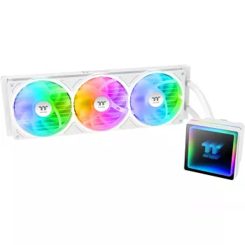 All-in-One-nestemäinen CPU-jäähdytin THERMALTAKE TH360 V3 ARGB Sync Snow Edition (3x120mm, ARGB, AIO)