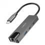USB 3.2 Gen1 -keskitin, 3-porttinen 2,5G Ethernetillä