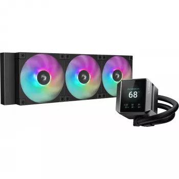 DeepCool MYSTIQUE 360 ARGB prosessorin all-in-one-nestjäähdytin 12 cm musta 1 kpl