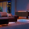 Nanoleaf Essentials NF085K02-5ALS Matter älykäs monivärinen HD-valonauha, aloituspakkaus, 5 m, 300 LEDiä, yli 16 milj. väriä, 550 lm, 18 W, 2700-6500 K, Wi-Fi/Bluetooth