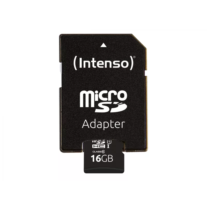 Intenso Performance - flash-muistikortti (microSDHC/SD-adapteri sisältyy) - 16 GB - UHS-I U1 / Class10 - microSDHC UHS-I
