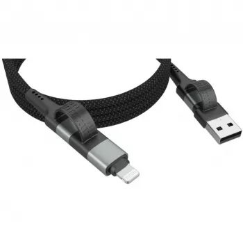 Ansmann magneettinen kaapeli USB-A tai USB-C Lightning - kaapeli - digitaali/data