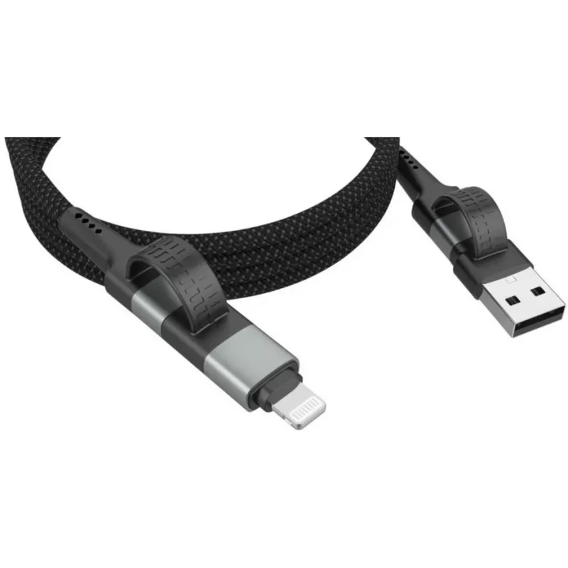 Ansmann magneettinen kaapeli USB-A tai USB-C Lightning - kaapeli - digitaali/data