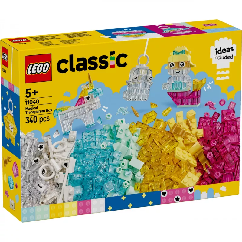 LEGO CLASSIC 11040 maaginen läpinäkyvä laatikko