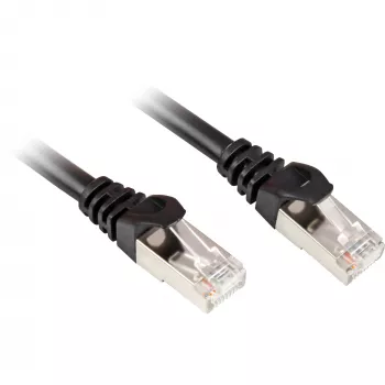 Verkkokaapeli Sharkoon RJ45 Cat.6 SFTP 1,5 m musta