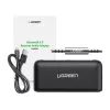 Ugreen CM276 Bluetooth 5.0 -audiovastaanotin AUX-kuulokeadapteri musta