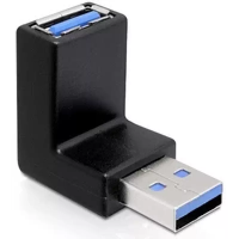 USB 3.0 M/F -adapteri DeLOCK 65340 musta