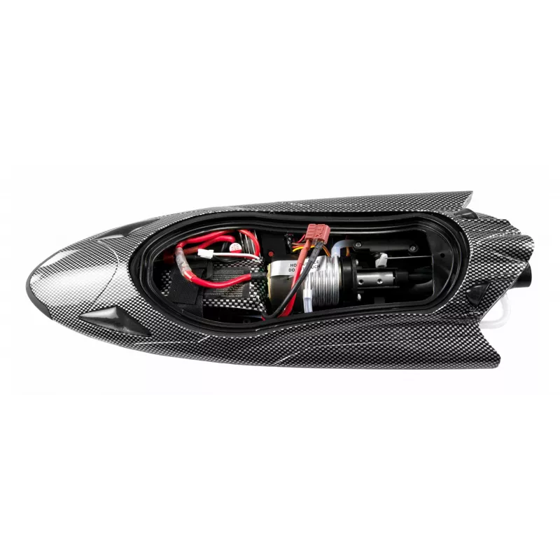 Kauko-ohjattava pikavene Amewi Stingray Jet Drive 335 mm RTR, hiilikuitukuvio