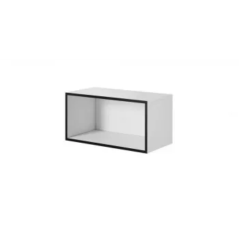 Avoin säilytyskaappi Cama ROCO RO4 75/37/37 valkoinen/musta