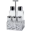 Öljy-/viinietikkasetti Alessi Cactus! lasi ruostumaton teräs 216 mm