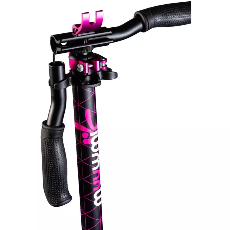 Alumiininen potkulauta Pro 215 mm (musta/pinkki)