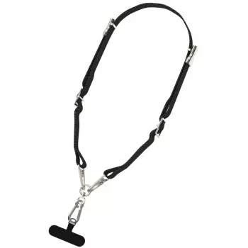 4smarts USB-C -puhelinketju PowrCord musta (541386)
