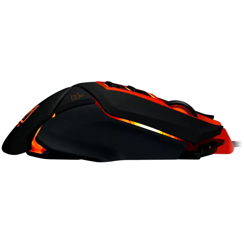 CANYON hiiri Hazard GM-6 LED johdollinen musta oranssi