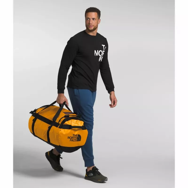 The North Face Base Camp Duffel L matkalaukku 95 L polyesteri musta, keltainen