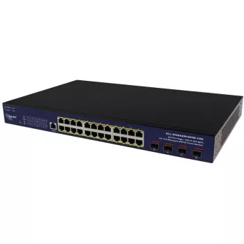 Verkkokytkin ALLNET ALL-SG8428v2FPM-10G — 24+4 porttia, PoE, 10G uplinkit